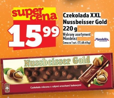 Czekolada XXL Nussbeisser Gold Mondelez promocja w TOPAZ