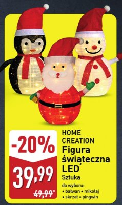 Figura świąteczna LED  promocja w Aldi