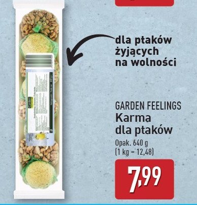 Karma dla ptaków dzwonek Garden feelings promocja