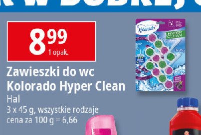 Kostka do wc blackberry shake Kolorado hyper clean promocja w Leclerc