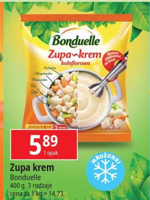 Zupa-krem kalafiorowa Bonduelle promocja w Leclerc