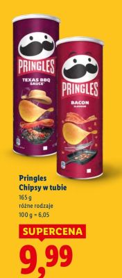Chipsy Pringles w tubie promocja w Lidl