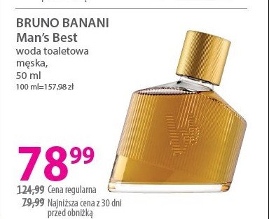 Woda toaletowa Bruno banani man's best promocja w Hebe