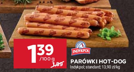 Parówki hot dog Indykpol promocja