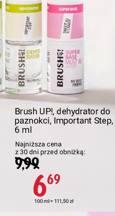 Baza hybrydowa do paznokci Brush up! promocja