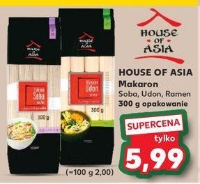 Makaron soba House of asia promocja