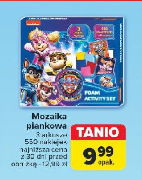 Mozaika piankowa psi patrol promocja