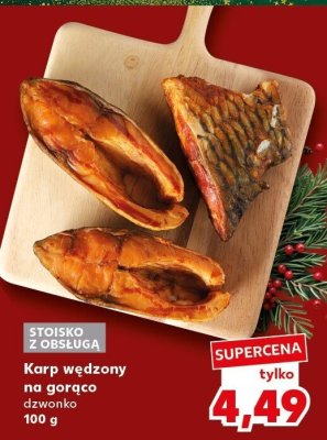 Karp wędzony na gorąco dzwonko promocja w Kaufland