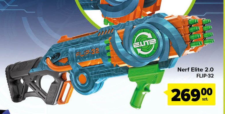 Pistolet elite 2.0 flip-32 Nerf promocja