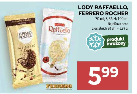Lody Ferrero rocher promocja