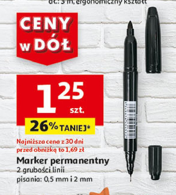 Marker permanenty dwustronny promocja