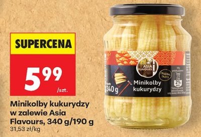 Minikolby kukurydzy w zalewie Asia Flavours 340 g/190 g promocja w Biedronka