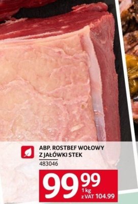 ABP Rostbef wołowy z jałówki stek promocja w Selgros