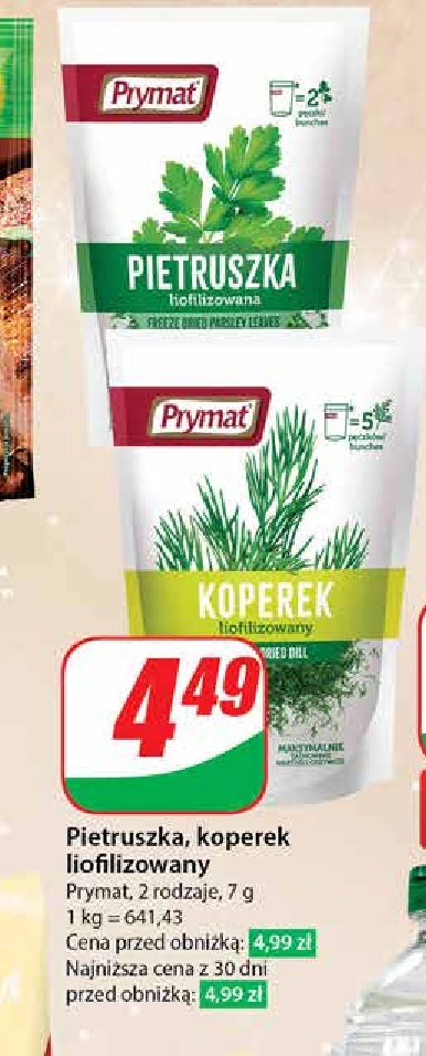 Koperek liofilizowany Prymat promocja