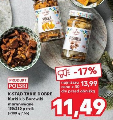 Kurki marynowane K-classic stąd takie dobre! promocja w Kaufland