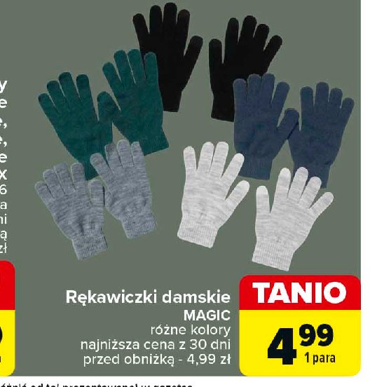 Rękawiczki damskie magic promocja