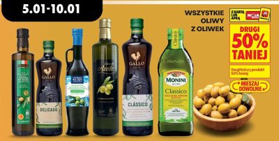 Wszystkie oliwa z oliwek DRUGA -50% promocja w Biedronka