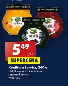 Konfitura z żółtych owoców Łowicz promocja
