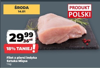 Filet z piersi indyka promocja w Netto