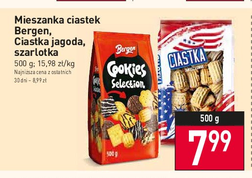 Ciastka jagodzianki z nadzieniem jagodowym promocja w Dino