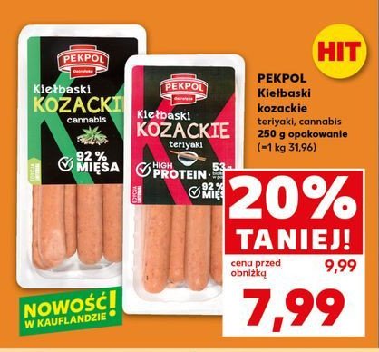 Kie艂baski kozackie cannabis Pekpol promocja