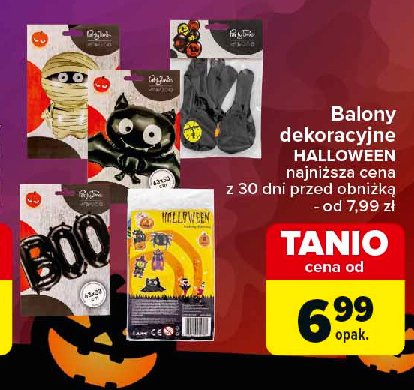 Balon foliowy halloween promocja w Carrefour