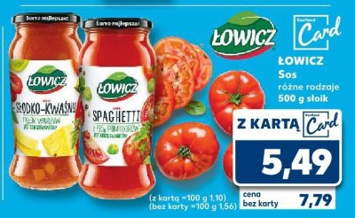 Sos różne rodzaje Łowicz promocja w Kaufland