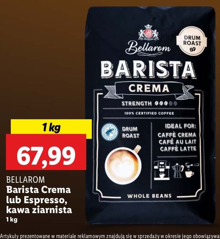 Kawa Bellarom barista espresso promocja