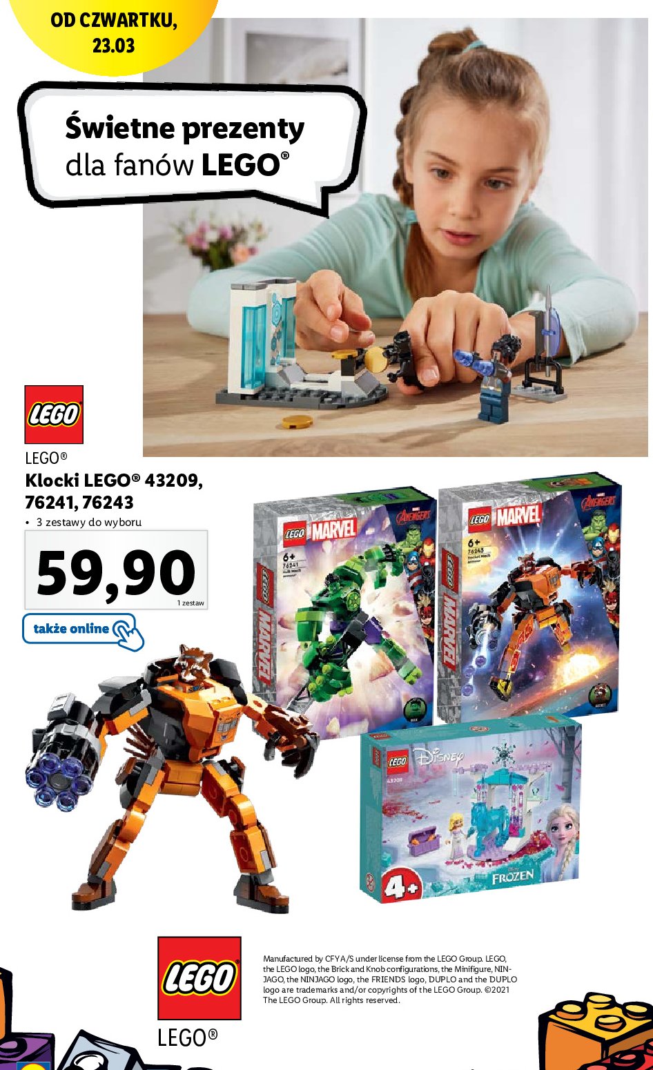 Klocki 76243 Lego marvel avengers promocja