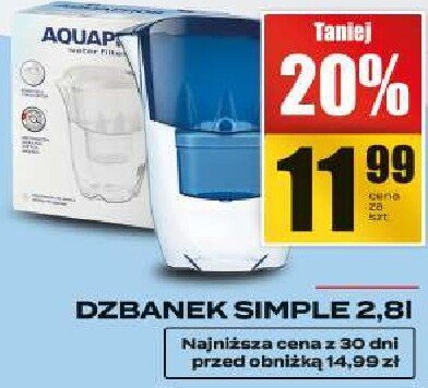 DZBANEK SIMPLE 2,8l promocja w Supeco