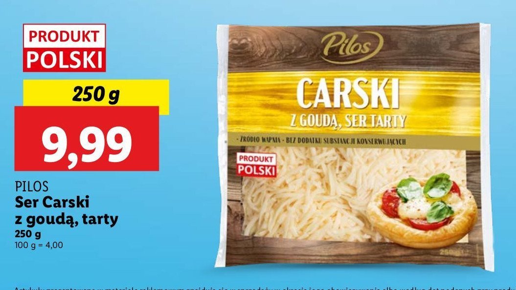 Ser carski z goudą Pilos promocja