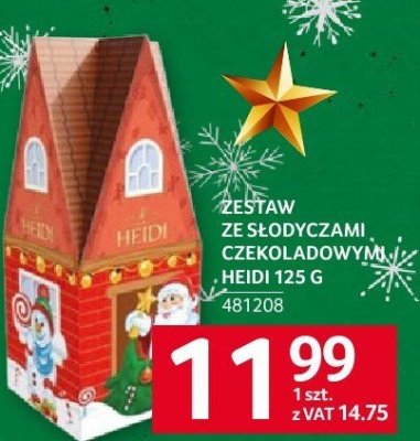 Czekolada Zestaw ze słodyczami czekoladowymi Heidi promocja w Selgros