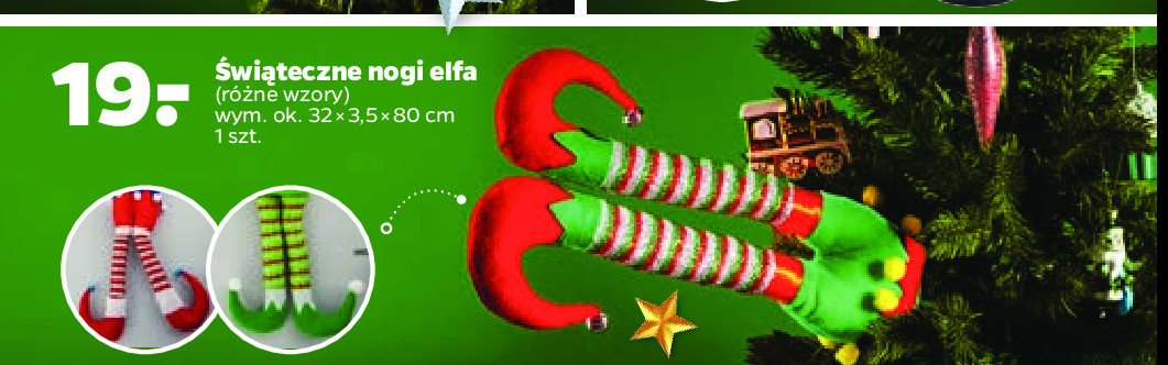 Nogi elfa 艣wi膮teczne promocja