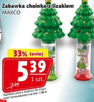 Zabawka choinka z lizakiem promocja w Prim Market
