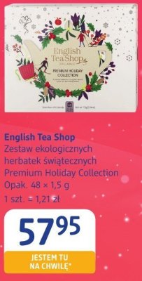 Herbata English Tea Shop Zestaw ekologicznych herbat świątecznych Premium Holiday Collection promocja w Drogerie DM