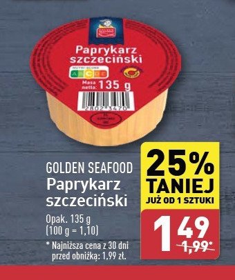 Paprykarz szczeciński Golden seafood promocja