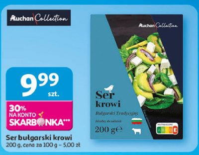 Ser bułgarski krowi AUCHAN COLLECTION promocja