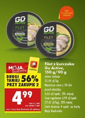 Filet z kurczaka w sosie musztardowym Go active promocja