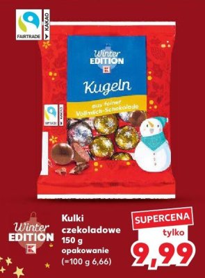 Kulki czekoladowe Winter Edition Kugeln 150g promocja w Kaufland
