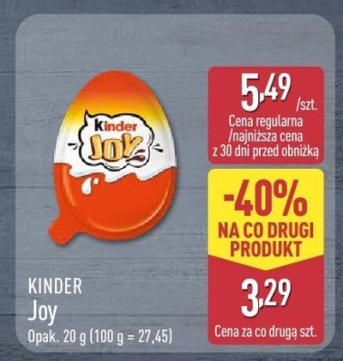Jajko Kinder Joy  promocja w Aldi