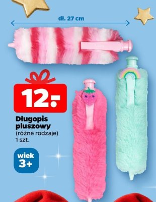 Długopis pluszowy różne rodzaje promocja w Netto