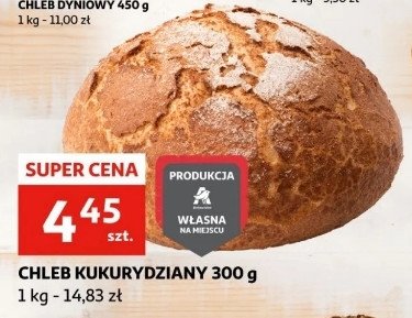 Chleb kukurydziany Auchan promocja