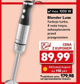 Blender luxe 1000 w Ambition promocja w Kaufland