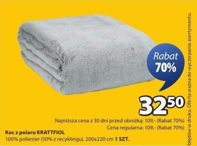 Koc z polaru KRATTFIOL promocja w Jysk