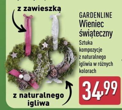 Wieniec świąteczny promocja w Aldi