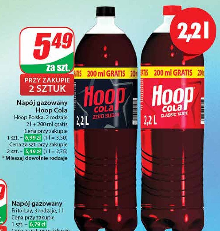 Napoj Hoop cola promocja