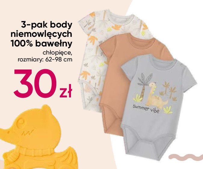 Body niemowlęce rozm. 62-98 cm promocja