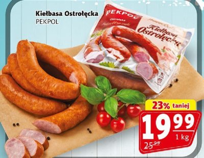 Kiełbasa Ostrołęcka PEKPOL promocja w Prim Market