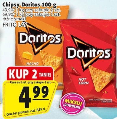 Chipsy Doritos 100 g promocja w Prim Market