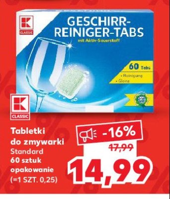 Tabletki do zmywarek K-classic promocja